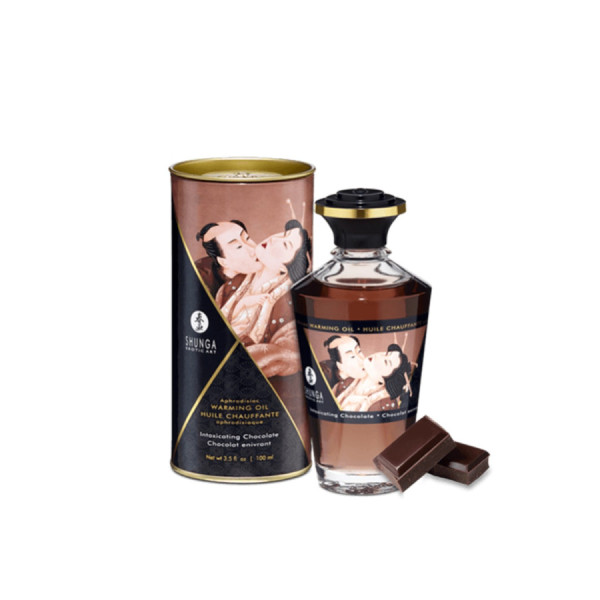 Huile chauffante chocolat comestible 100ml 
